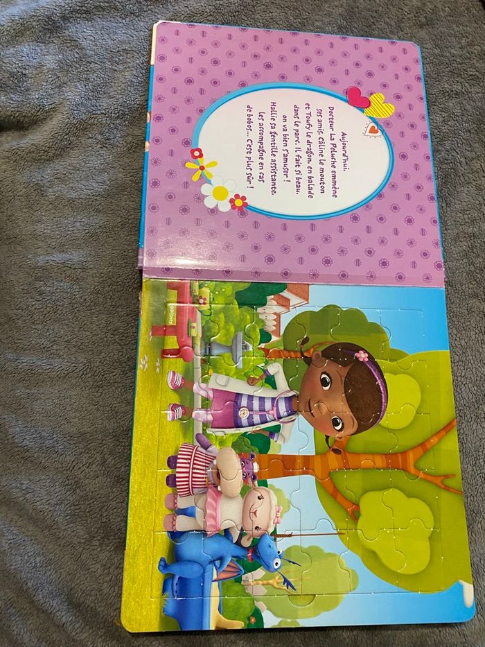 Livre Disney puzzle Docteur la peluche - photo numéro 2