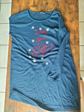Robe de Noël bleu