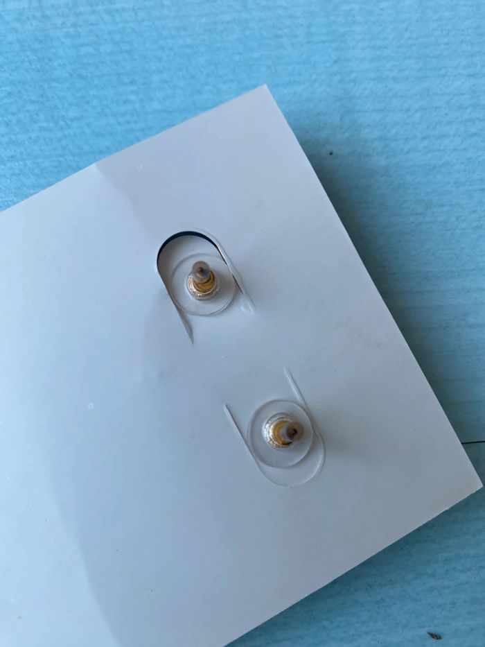 Boucles d’oreilles perles grises argentées feeka - photo numéro 3