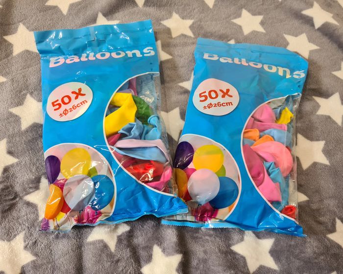 Lot de 2 sachets de ballons colorés - photo numéro 2