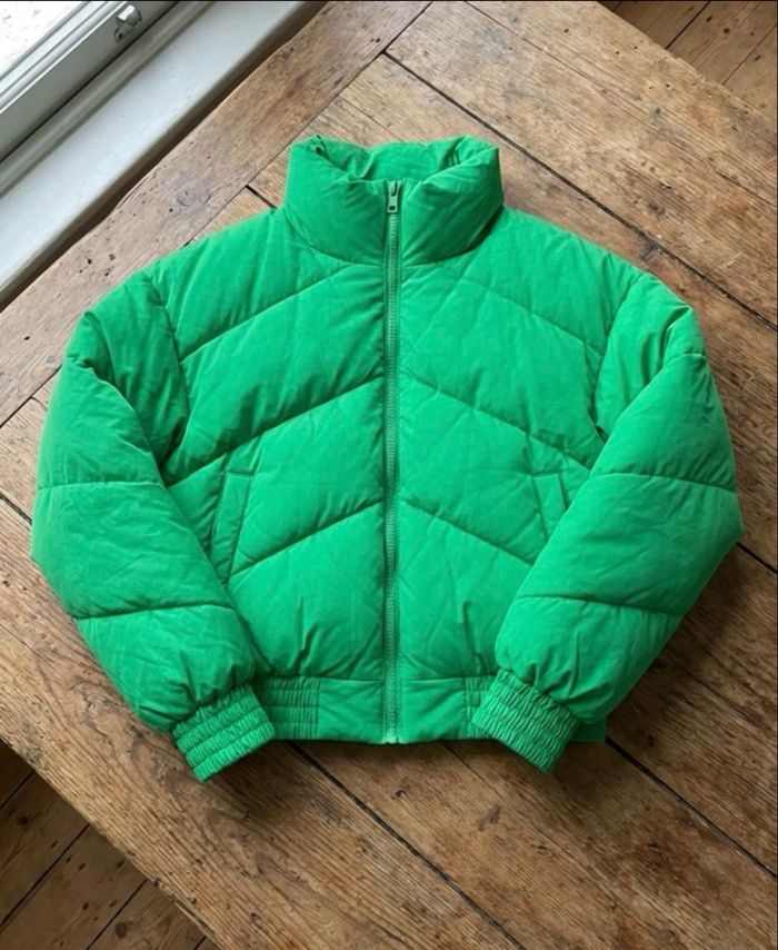 Doudoune Jennyfer verte – N3uve avec étiquette – Taille S - photo numéro 2