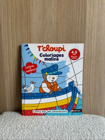 Cahier t’choupi lettres et nombres
