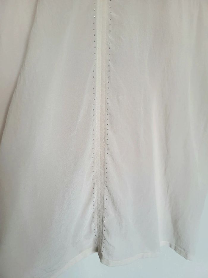 Blouse en soie rose clair Ikks taille 42 - photo numéro 6