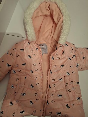 Manteau hiver fille 24 mois