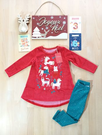 Pyjama Noël DPAM 2 ans 🎄