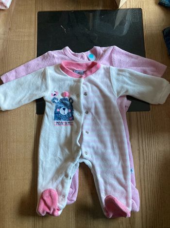 2 pyjamas chaud 0 mois
