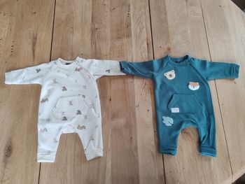 Lot de 2 combinaisons Kiabi