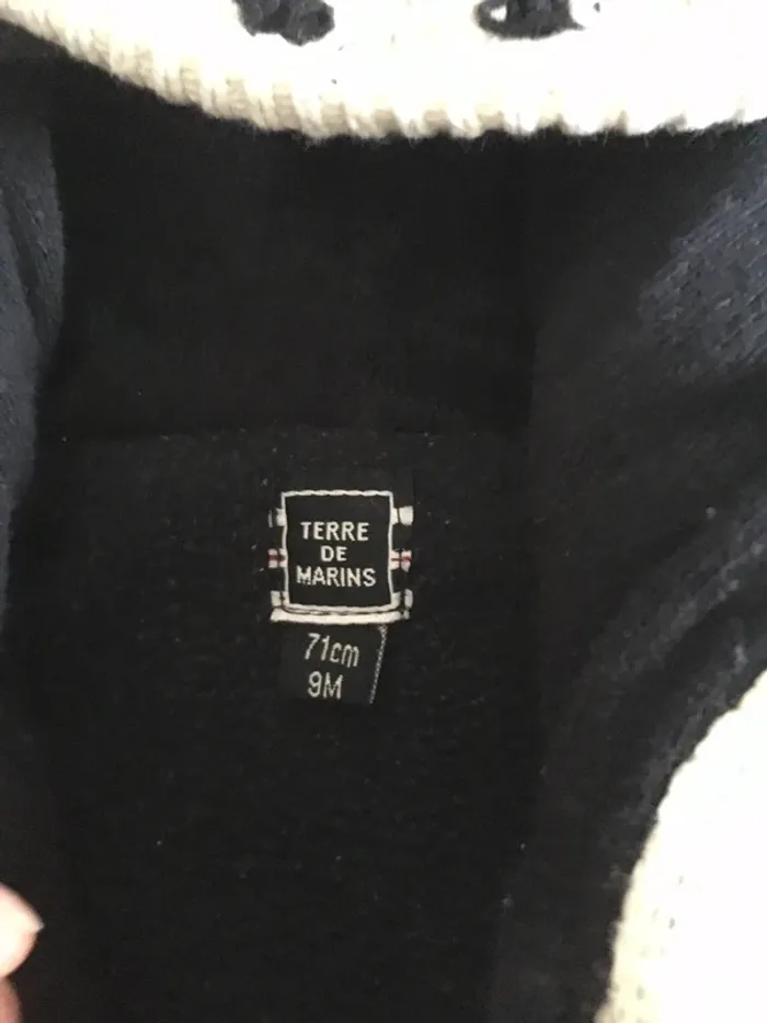 Gros gilet / veste terre de marins 9 mois - photo numéro 4
