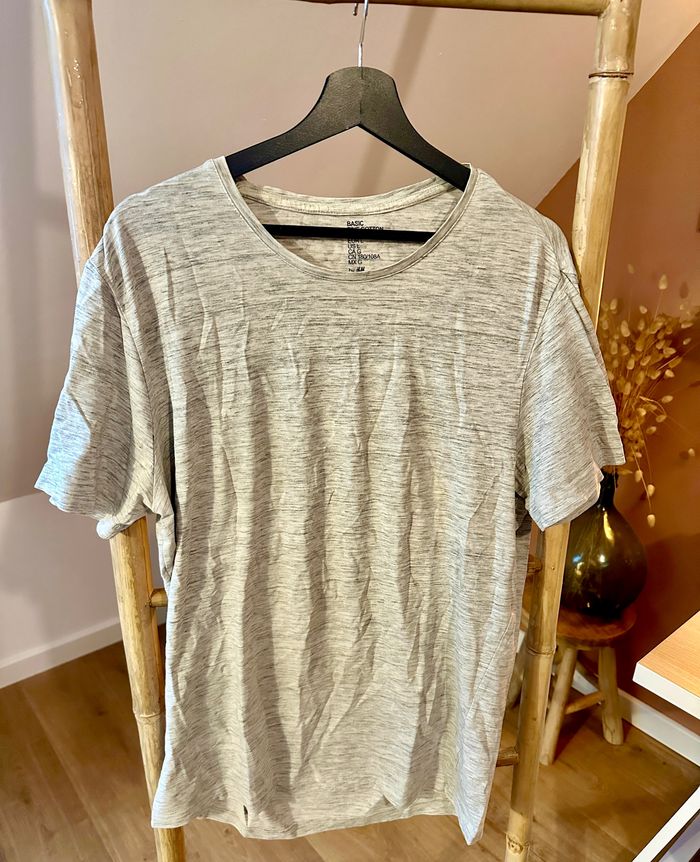 🍁 Teeshirt gris H&m taille L 🍁