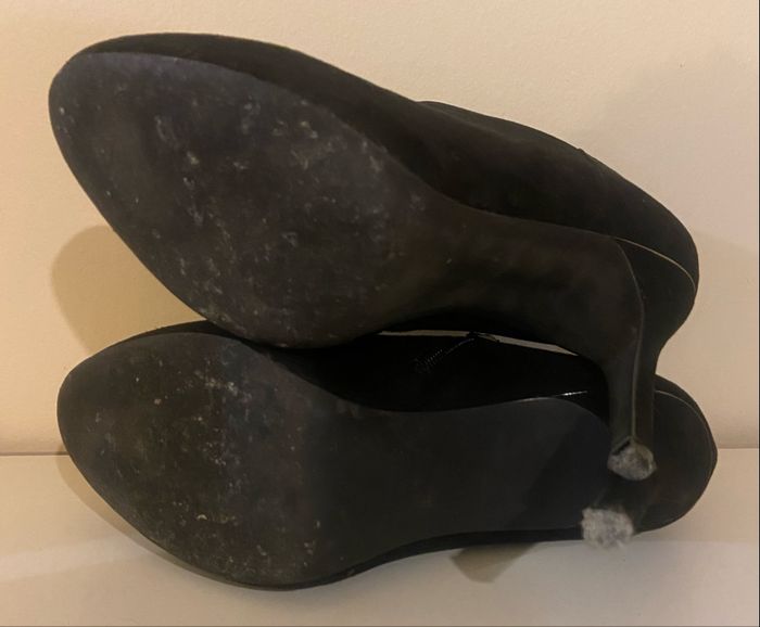Escarpins velours noir »Pull&Bear »talons hauts - photo numéro 8
