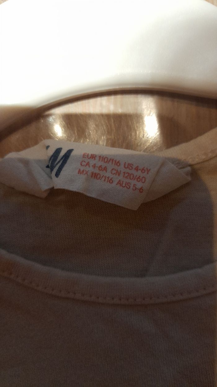 Lot de 4 t-shirts fille 110-116 - photo numéro 5