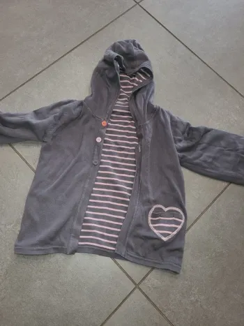 Veste réversible 8 ans verbaudet coton