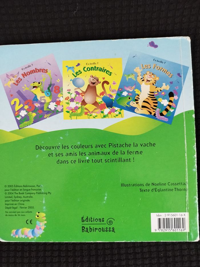 livre cartonné scintillant Les couleurs - photo numéro 3