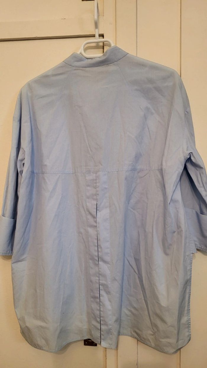 Chemise bleue en coton taille XS - photo numéro 5