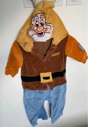 Pyjama joyeux / Happy des 7 nains - Disney - 12/18 mois
