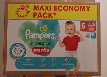1 cartons couches culottes Pampers harmonie PANTS MaxiEcoPack Taille 5 - carton de 66 couches