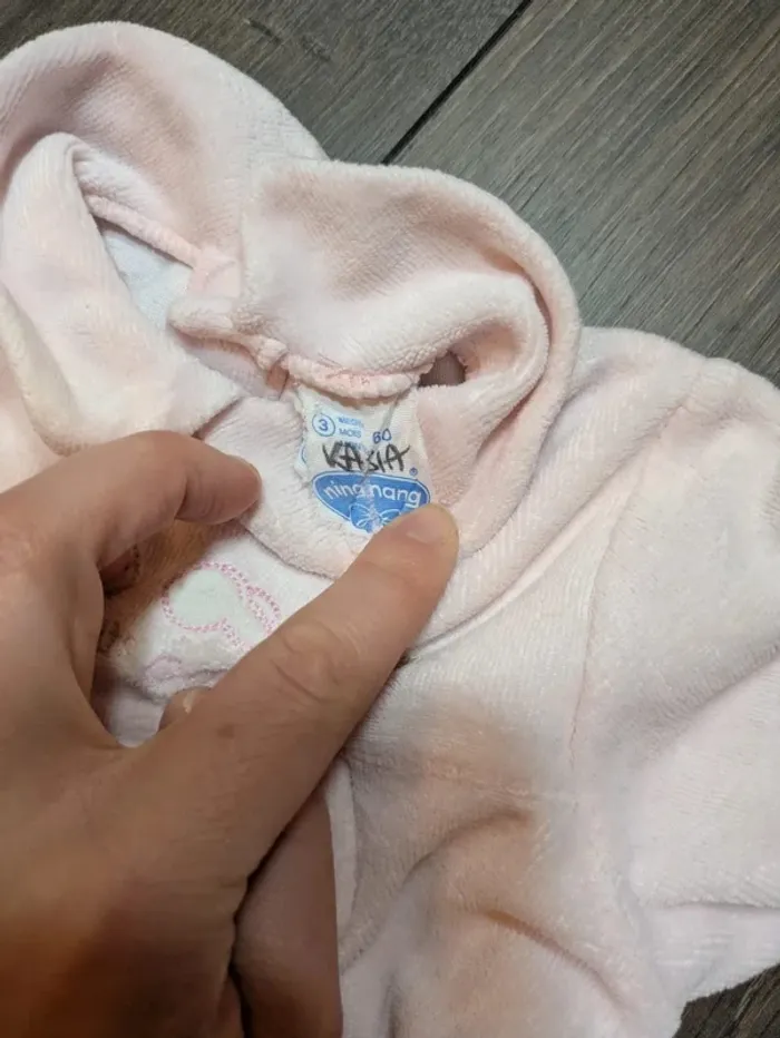 Lot pyjamas fille 3 mois très bon état ning nang - photo numéro 5