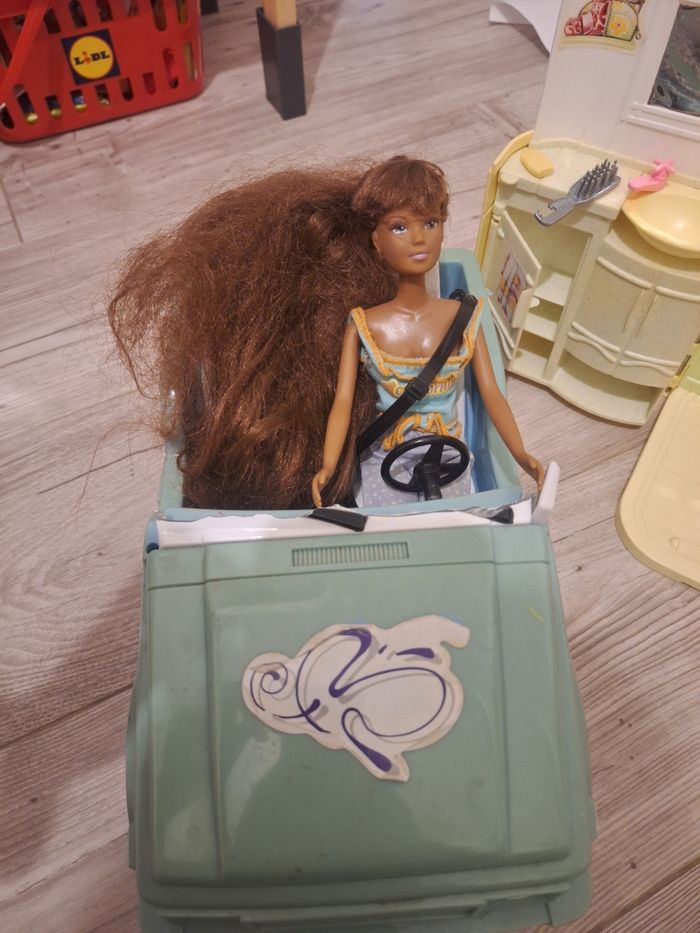 Maison depliante radio barbie vintage 1999 - photo numéro 9