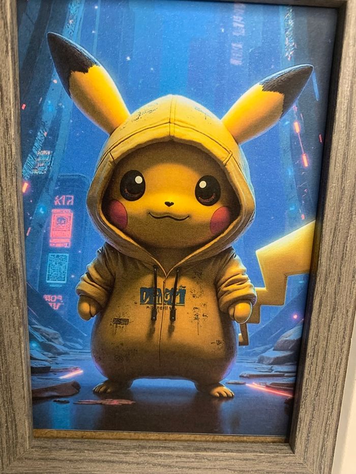 Affiche pikachu capuche - photo numéro 3