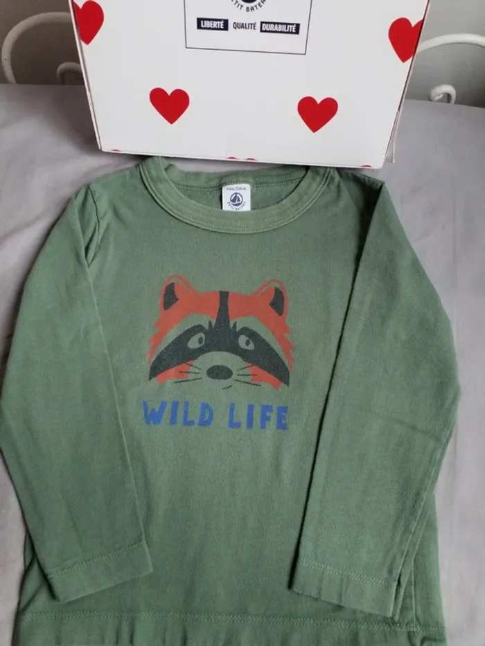 Lot 3 t shirt petit bateau 4 ans - photo numéro 2