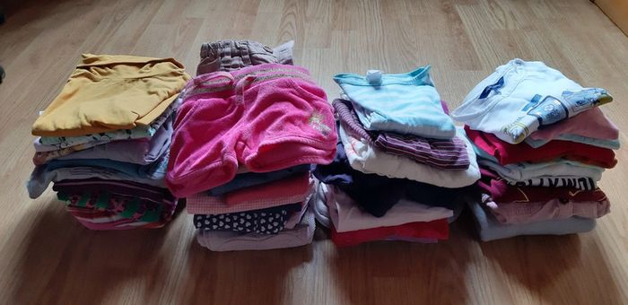 Zak kleding meisje 18m-24m( 45stuks) zomerkleding - photo numéro 5