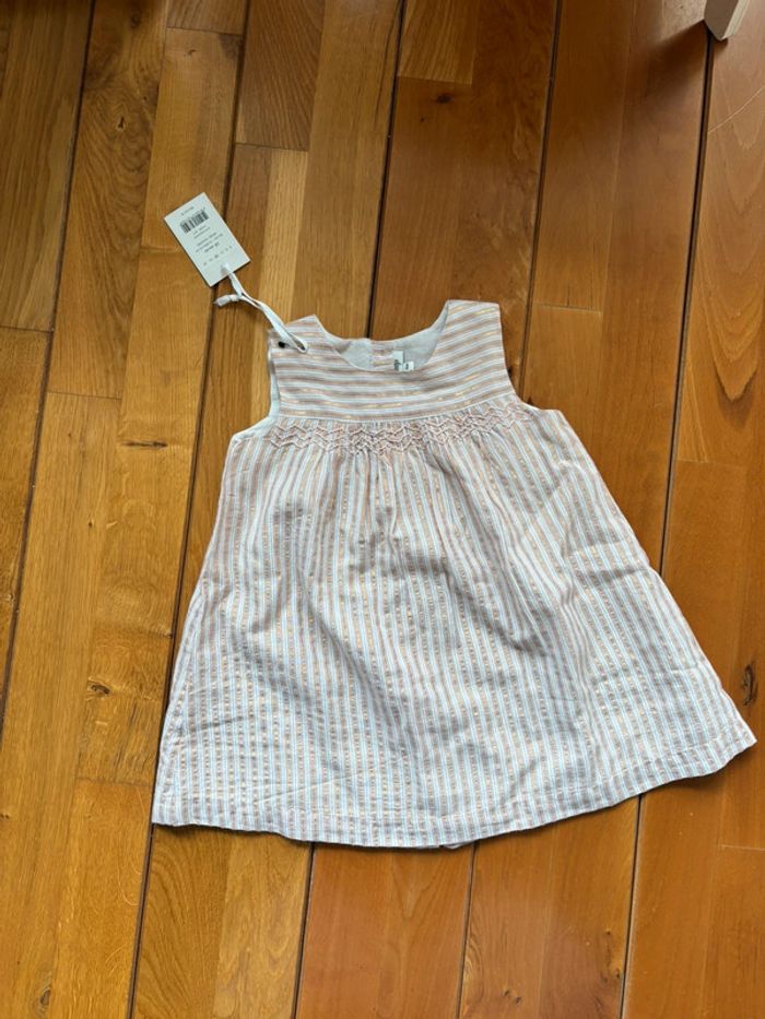 Robe natalys rose dorée 18 mois - photo numéro 2