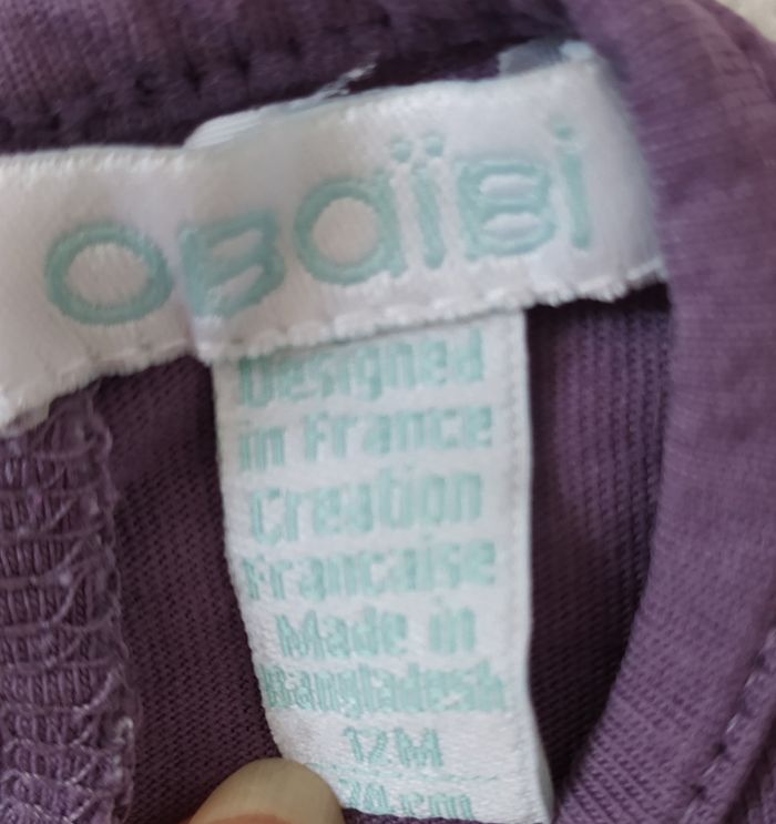 T-shirt manches longues Obaïbi imprimé fleur - photo numéro 4