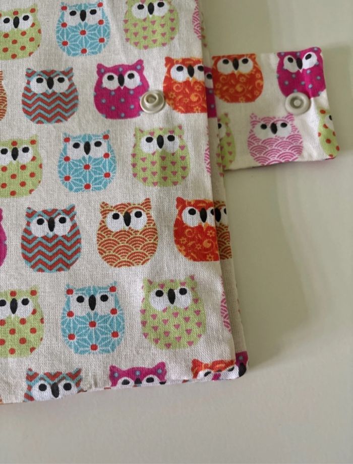 Protège carnet de santé thème Hiboux - photo numéro 5