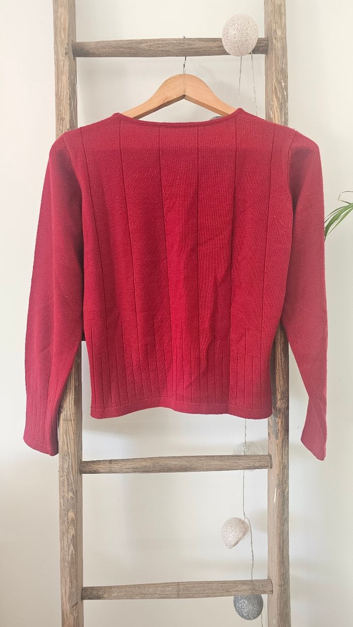 Pull taille 38 M rouge - photo numéro 3