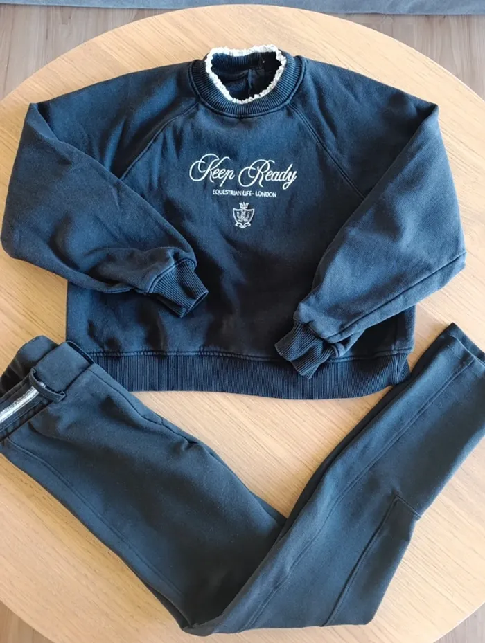 Ensemble Zara 11/12 ans pantalon et sweat - photo numéro 3