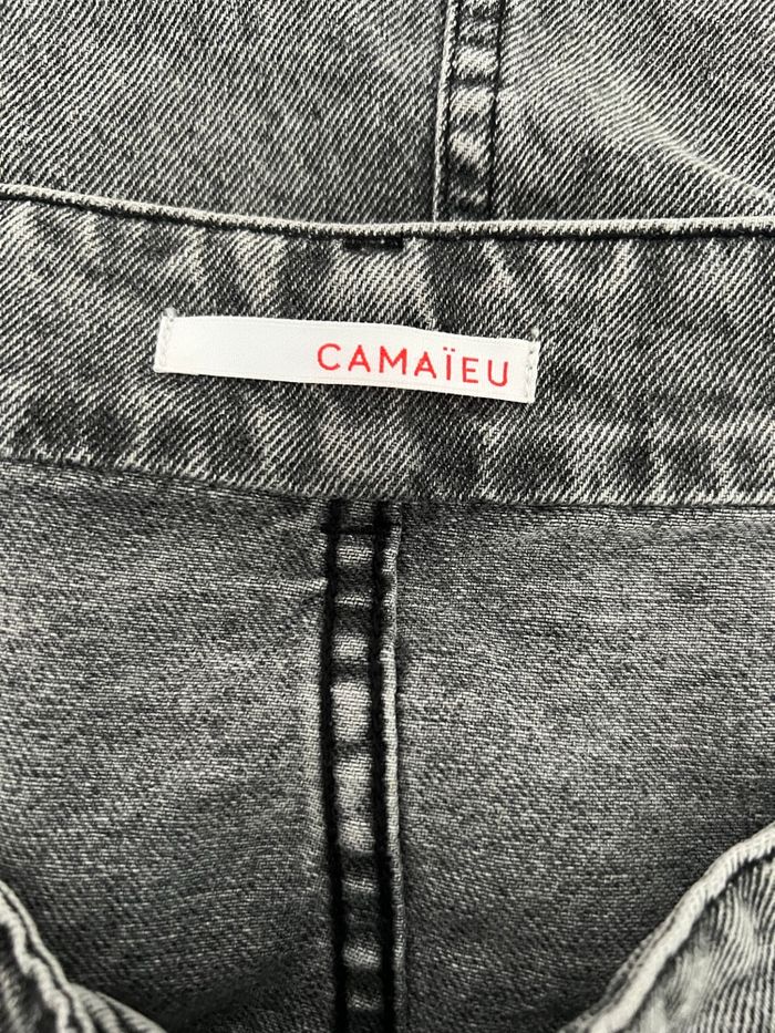 Jupe en jean droite gris Camaïeu - photo numéro 6