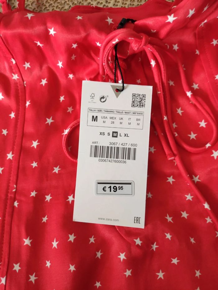 Body à motifs étoiles Zara L - photo numéro 3