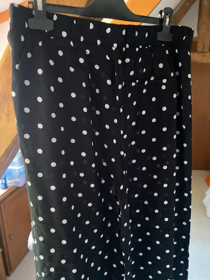 Pantalon fluide jambes larges Camaïeu 38 - photo numéro 4