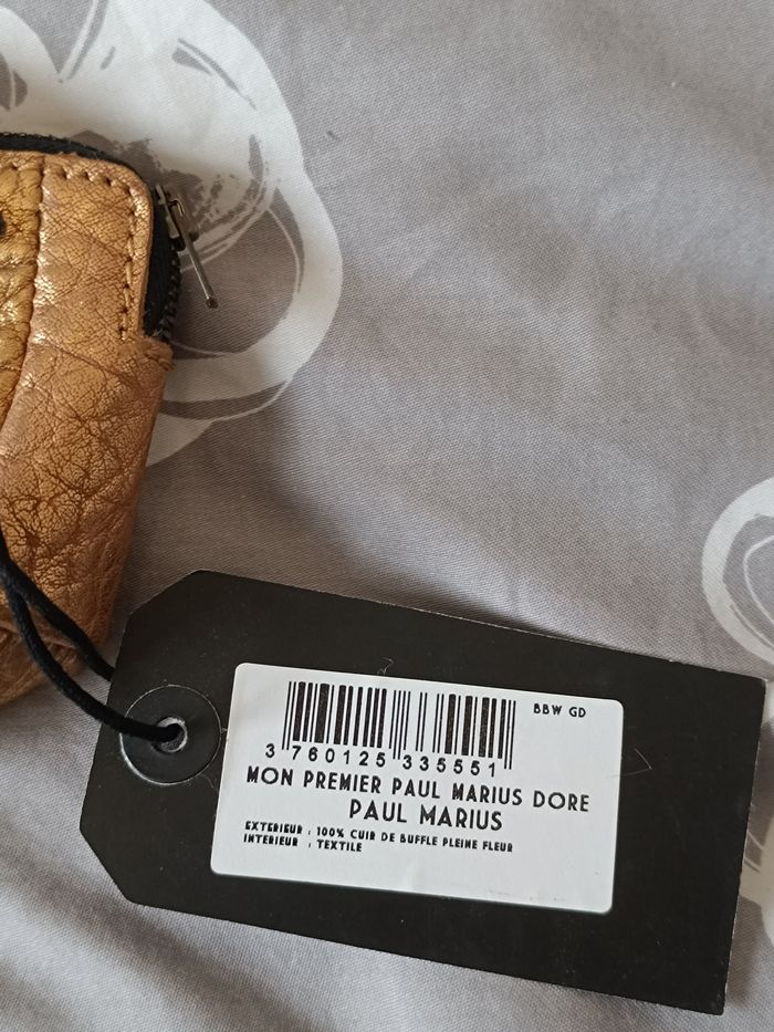 Tote bag Paul Marius léopard beige et porte monnaie mon premier Paul Marius doré - photo numéro 7