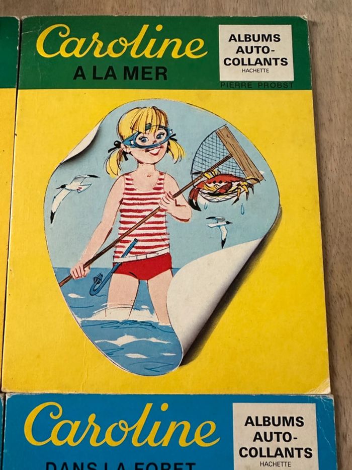 Lot de 4 livres albums autocollants rares Caroline Pierre Probst vintage anciens - photo numéro 5