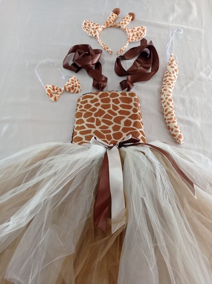 Déguisement girafe et accessoires 6-7ans - photo numéro 3