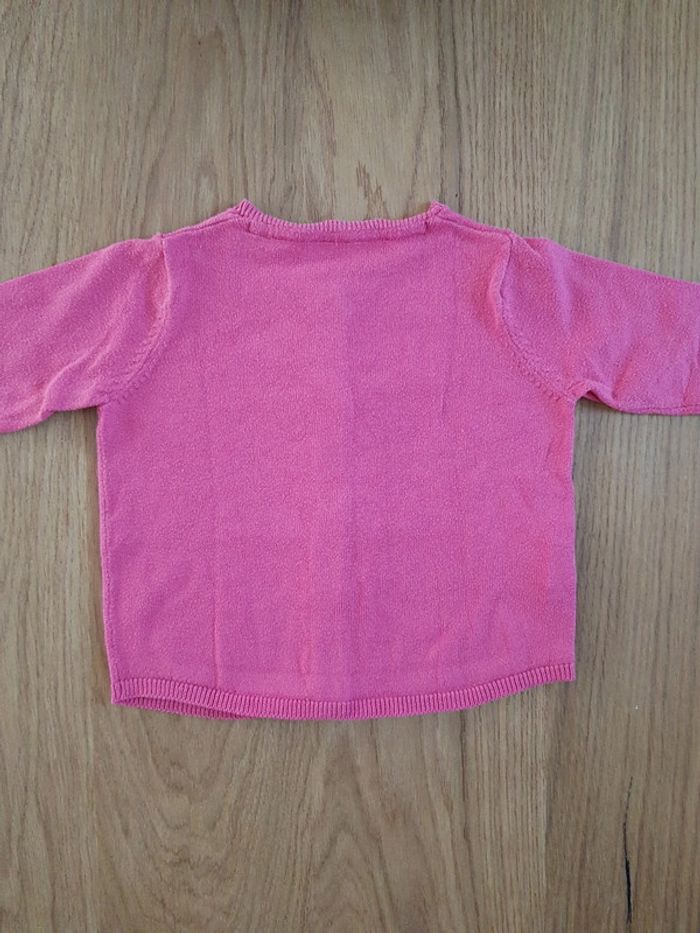 Gilet rose bébé 9 mois 71 cm - photo numéro 6