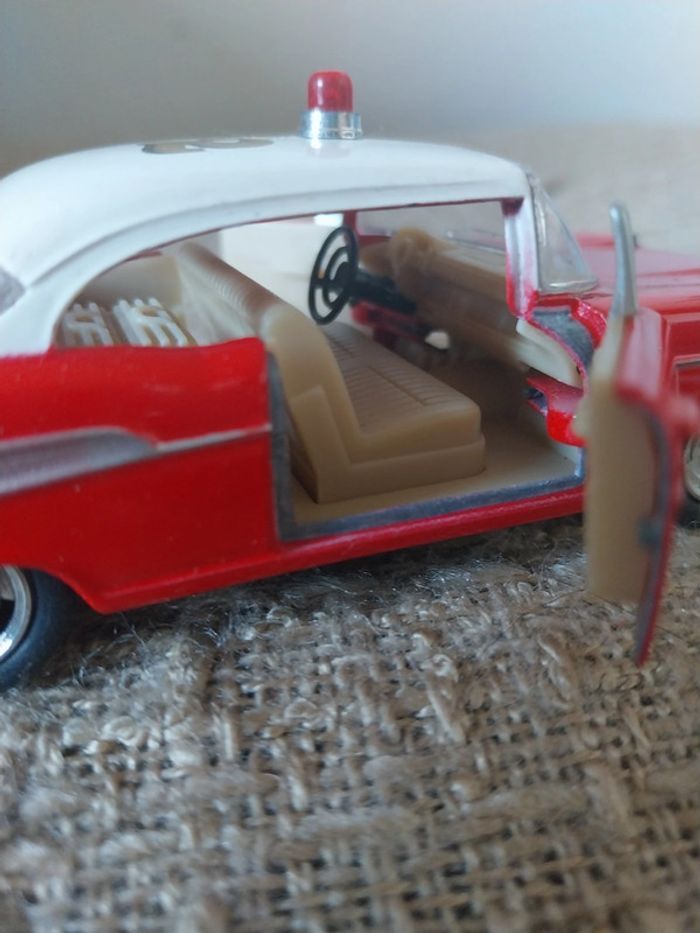 Chevrolet Bel Air Fire Chief 1957 Vintage 1/40 - photo numéro 8