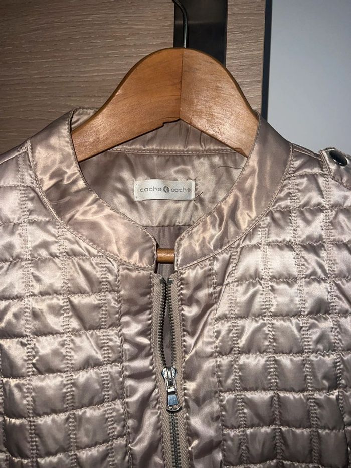 Veste matelassé doré - photo numéro 2