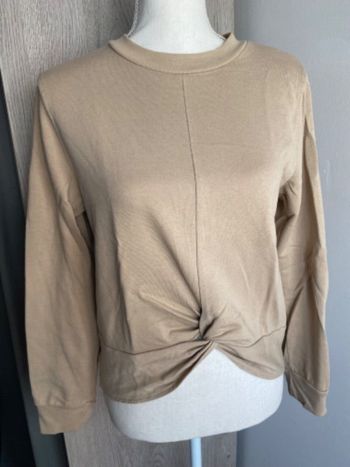 Sweat-shirt beige