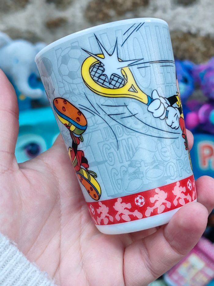 Gobelet Mickey sports vintage - photo numéro 2