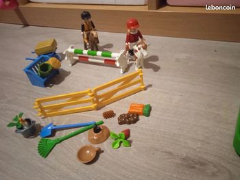 5893 playmobil cavalier et poney