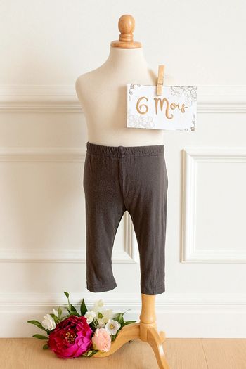 Leggings gris foncé 6mois