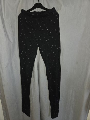 Leggings noir etoule brillante H&M
