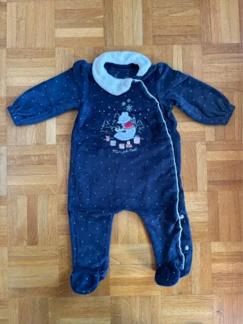 Pyjama Noël Sergent Major 6 mois neuf
