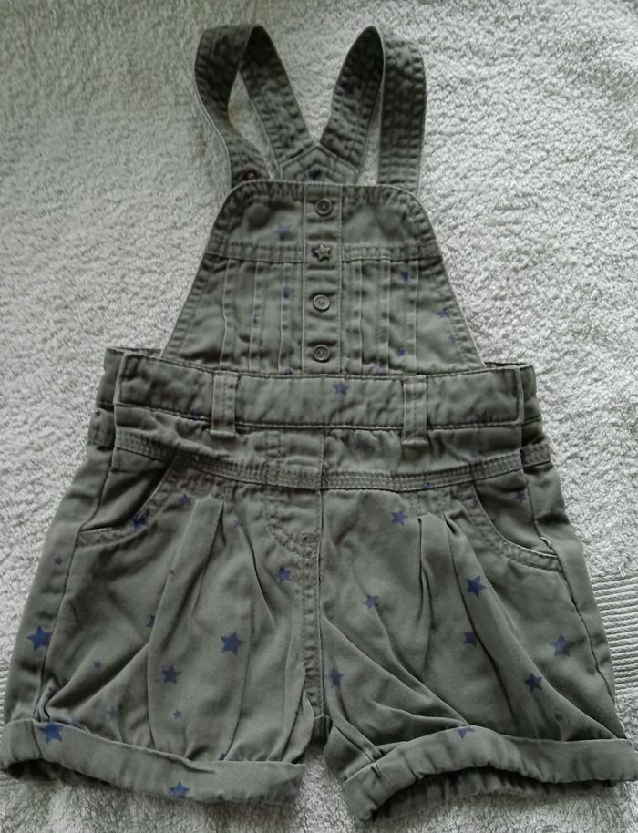 lot de 2 robes en jean + une salopette - photo numéro 4