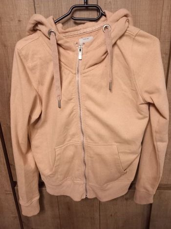 sweat à capuche rose