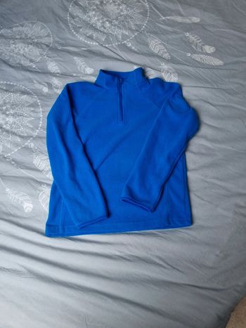 Polaire bleue 10 ans