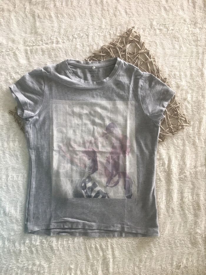 T-shirt gris 12 ans - photo numéro 2