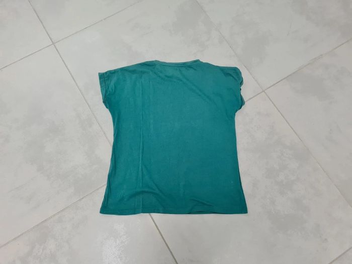 T-shirt vert basic Tex Taille S - photo numéro 5